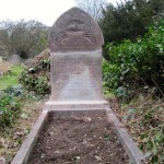 F S Radford grave after restoration