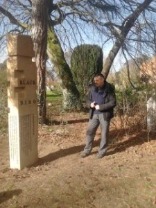 Gordon Young with Blackbird