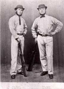 Robert Carpenter (right) with Thomas Hayward