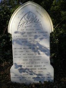 Curzon grave