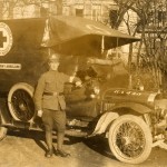 George Holliman and ambulance