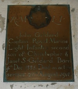 Geldard - Rathmall Church memorial