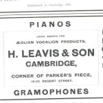 Leavis advert
