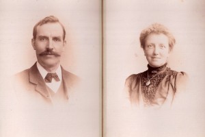 Moses and his wife Flora