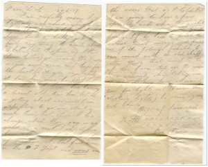 Owen Gentle: letter of 29 June 1917 to his sister Martha Mackay two of which can be seen here as images and as a download ‒ the identity of the 