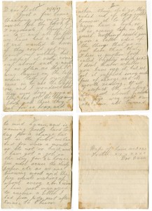 Owen Gentle: letter of 21 Feb 1917
