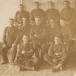 Robert Walter Leeds with his unit