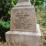 George and Susan Sennitt inscription
