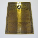 Memorial plaque to Sir George Gabriel Stokes at St Paul's Church, Cambridge