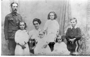 William Ephraim Hunt with wife and children (except Alice)