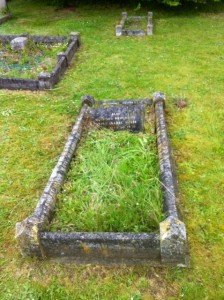 White grave