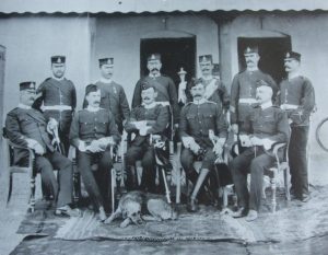 Permission granted by The Rifles Berkshire and Wiltshire Museum (30 Nov 2016) Charles Cave with unit in Quetta 1899